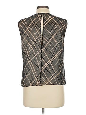 Linda Allard Ellen Tracy Sleeveless Silk Top (view 2)