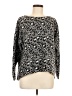 Ann Taylor LOFT Animal Print Gray Pullover Sweater Size M - photo 1