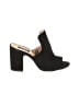 DKNY Solid Black Sandals Size 7 - photo 1