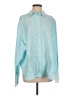 J.Crew 100% Linen Blue Long Sleeve Button-Down Shirt Size 24 waist - photo 1