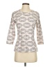 J. McLaughlin Ivory 3/4 Sleeve Top Size S - photo 1