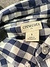 Crewcuts Outlet Checkered-gingham Blue Long Sleeve Button-Down Shirt Size 8 - photo 4