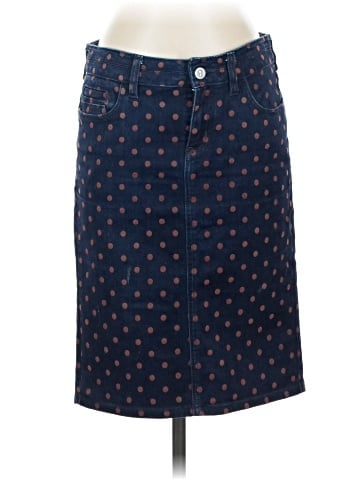 Pilcro and the Letterpress Denim Skirt (view 1)