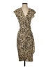 Amazon Essentials Animal Print Tan Cocktail Dress Size XS - photo 1