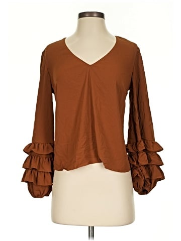 Amanda Uprichard Long Sleeve Blouse (view 1)