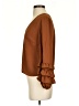 Amanda Uprichard 100% Polyester Brown Long Sleeve Blouse Size P (petite) - photo 5