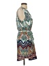 Renee C. 100% Polyester Paisley Teal Casual Dress Size S - photo 4