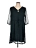 Old Navy 100% Polyester Polka Dots Teal Casual Dress Size L - photo 1