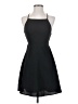 Shein 100% Polyester Solid Black Cocktail Dress Size 4 - photo 1