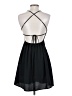 Shein 100% Polyester Solid Black Cocktail Dress Size 4 - photo 2