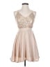 Assorted Brands 100% Polyester Tan Cocktail Dress Size XS - photo 1
