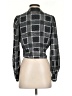 Toccin 100% Polyester Gray Long Sleeve Blouse Size 2 - photo 2