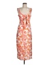 Sam Edelman 100% Rayon Paisley Orange Cocktail Dress Size 8 - photo 1