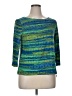 Ruby Rd. Green 3/4 Sleeve Top Size XL (petite) - photo 1