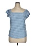 a.n.a. A New Approach Blue Short Sleeve Top Size XL - photo 1