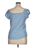 a.n.a. A New Approach Blue Short Sleeve Top Size XL - photo 2