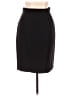Ann Taylor 100% Silk Solid Black Silk Skirt Size 10 - photo 1