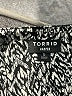 Torrid 100% Polyester Gray 3/4 Sleeve Blouse Size 5X Plus (5) - photo 7