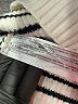 MNG Stripes White Turtleneck Sweater Size S - photo 8