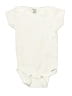 Gerber Solid Ivory Short Sleeve Onesie Size 0-3 mo - photo 1