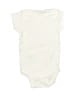 Gerber Solid Ivory Short Sleeve Onesie Size 0-3 mo - photo 2