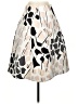 H&M 100% Polyester Print Ivory Casual Skirt Size 4 - photo 1