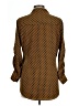 Assorted Brands 100% Polyester Brown Long Sleeve Blouse Size L - photo 2