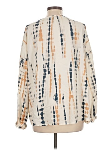 G by Giuliana Rancic Long Sleeve Blouse (view 2)
