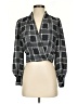 Toccin 100% Polyester Gray 3/4 Sleeve Blouse Size 2 - photo 1