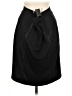 Apt. 9 100% Polyester Solid Black Casual Skirt Size M - photo 2