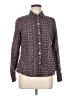 IZOD Tweed Purple Long Sleeve Blouse Size M - photo 1