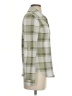 Justify Plaid Green Long Sleeve Blouse Size S - photo 4