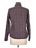 IZOD Tweed Purple Long Sleeve Blouse Size M - photo 2