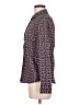 IZOD Tweed Purple Long Sleeve Blouse Size M - photo 5