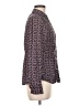 IZOD Tweed Purple Long Sleeve Blouse Size M - photo 4