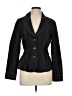 Bisou Bisou Chevron-herringbone Black Blazer Size 12 - photo 1