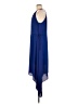 BCBGMAXAZRIA 100% Polyester Solid Blue Casual Dress Size M - photo 5