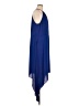BCBGMAXAZRIA 100% Polyester Solid Blue Casual Dress Size M - photo 4