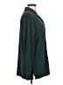 Sag Harbor 100% Polyester Solid Green Long Sleeve Blouse Size M - photo 4