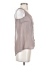 Chloe K 100% Polyester Gray Sleeveless Blouse Size XS - photo 4