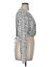 Shein 100% Polyester Silver Long Sleeve Blouse Size XL - photo 4