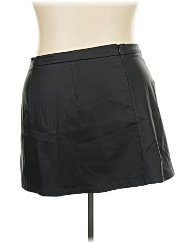 Arula Faux Leather Skirt (view 2)