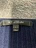 St. John Blue 3/4 Sleeve Top Size L - photo 7