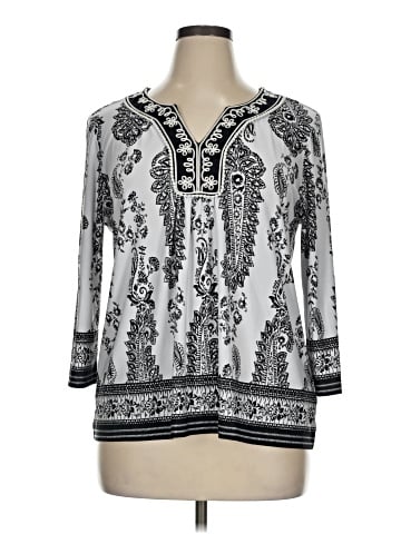 Ruby Rd. 3/4 Sleeve Blouse (view 1)
