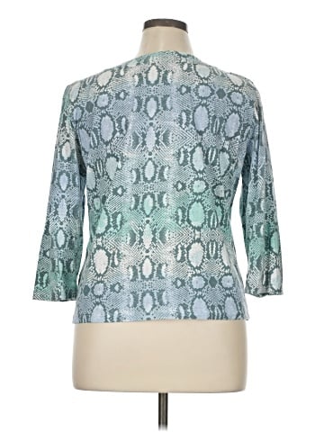 Hearts of Palm Woman 3/4 Sleeve Blouse (view 2)