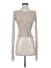 GATELESS 100% Poly Ivory Long Sleeve Top Size S (estimated) - photo 1