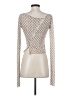 GATELESS 100% Poly Ivory Long Sleeve Top Size S (estimated) - photo 2
