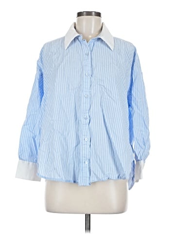Mustard Seed 3/4 Sleeve Button-Down Shirt (view 1)