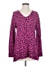 MULTIPLES Animal Print Pink Pullover Sweater Size S (estimated) - photo 1