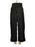 Laundry by Shelli Segal 100% Polyester Polka Dots Black Casual Pants Size 4 - photo 1